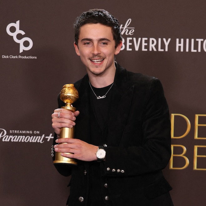 Timothée Chalamet wins best actor award at Golden Globes 2026